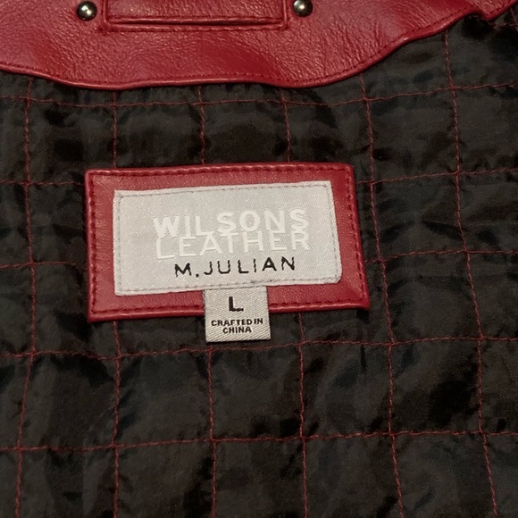 Motorcycle style leather jacket - Picture 3 of 8